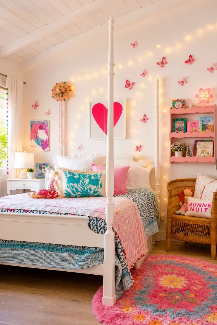 3D Butterfly Wall Transforms Plain White Into Magic