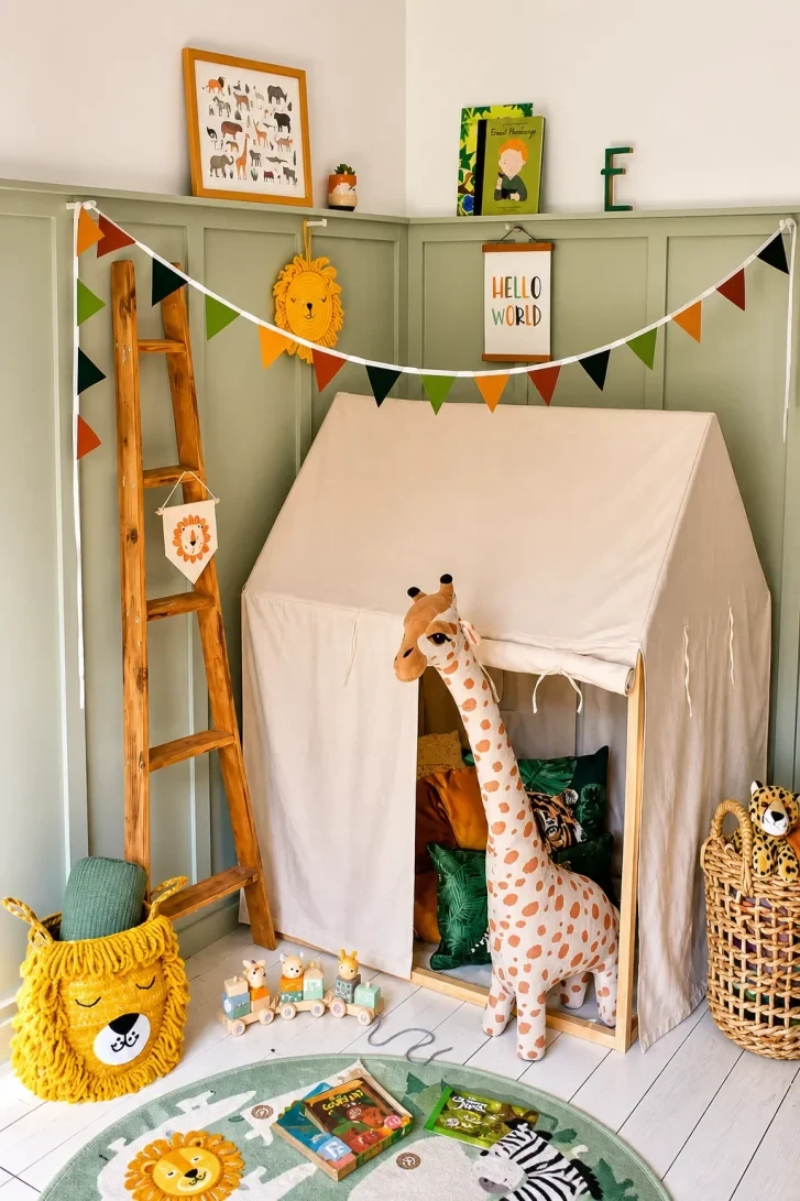 A Canvas Play Tent That Steals the Corner