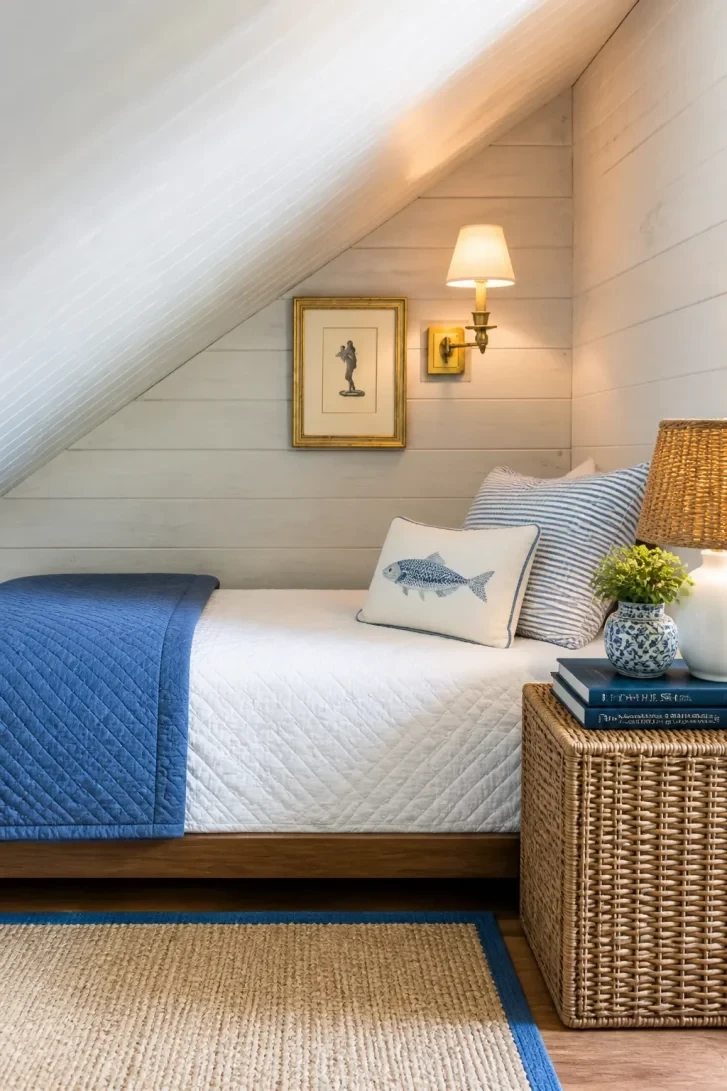 A Fish Pillow Anchors This Entire Coastal Story