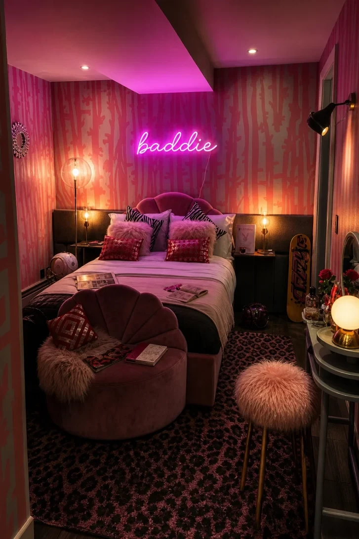 A Glowing Neon Sign That Commands the Room