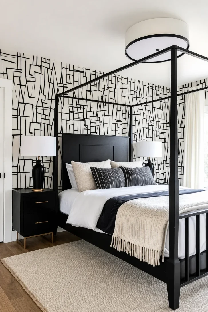 Bold Abstract Wallpaper That Commands the Entire Room