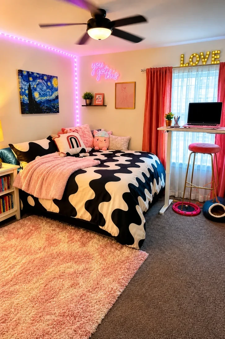 Bold Cow Print Duvet That Owns the Room