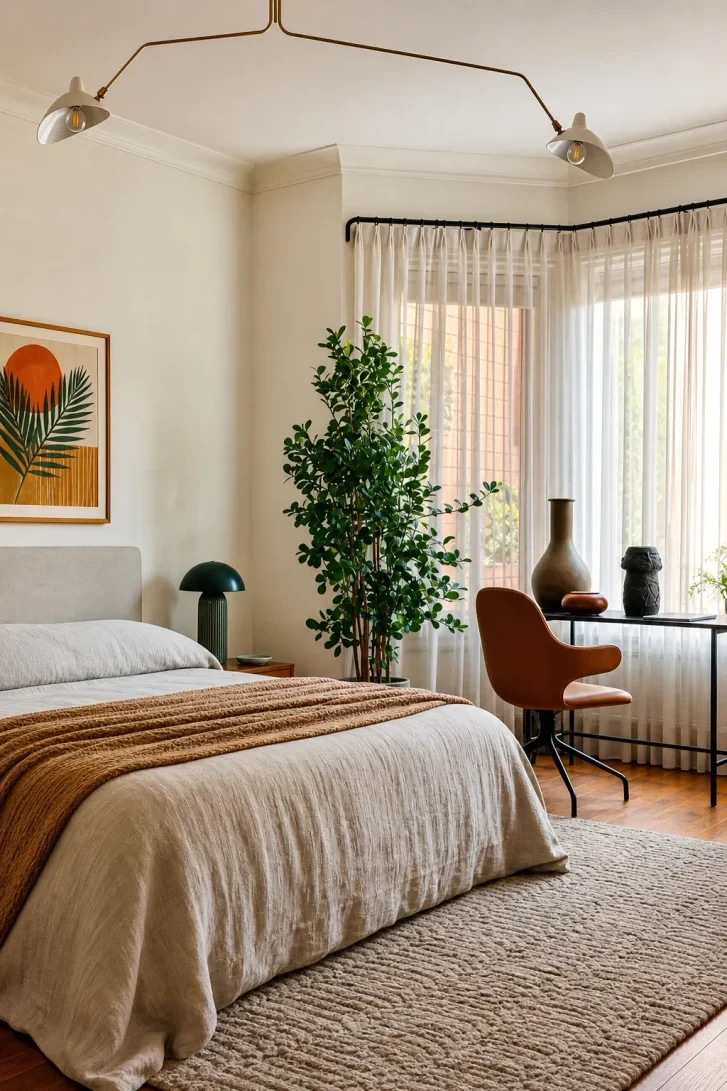 Brass Sputnik Arm Light Owns the Ceiling