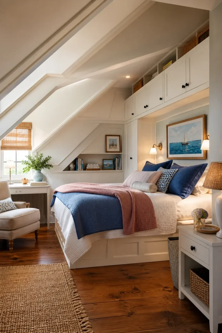Built-In Cabinetry That Hugs Every Sloped Angle