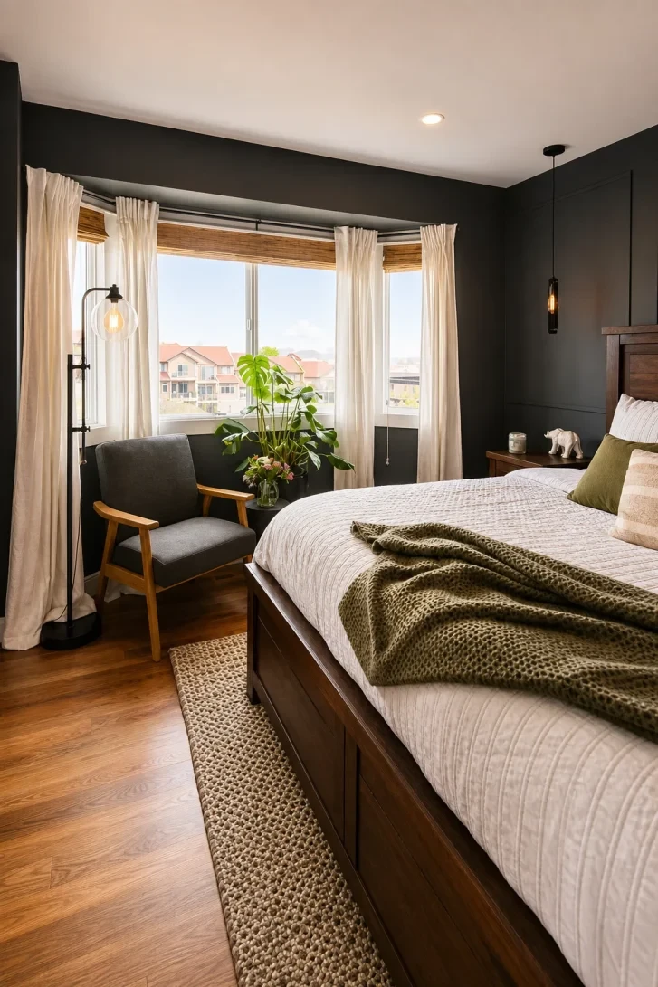 Dark Walls Make This Olive Throw Explode