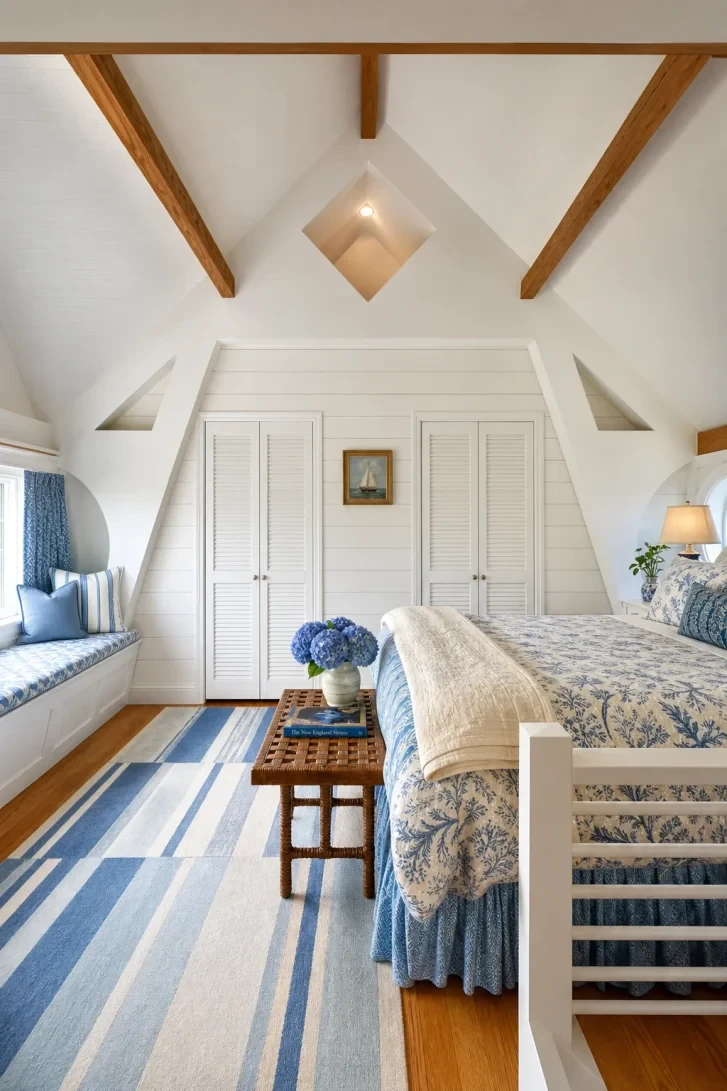 Diamond Ceiling Cutout Floods the Roofline With Light