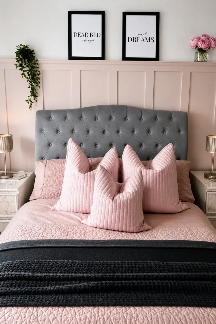 Framed Bedroom Quotes That Make Pink Pop