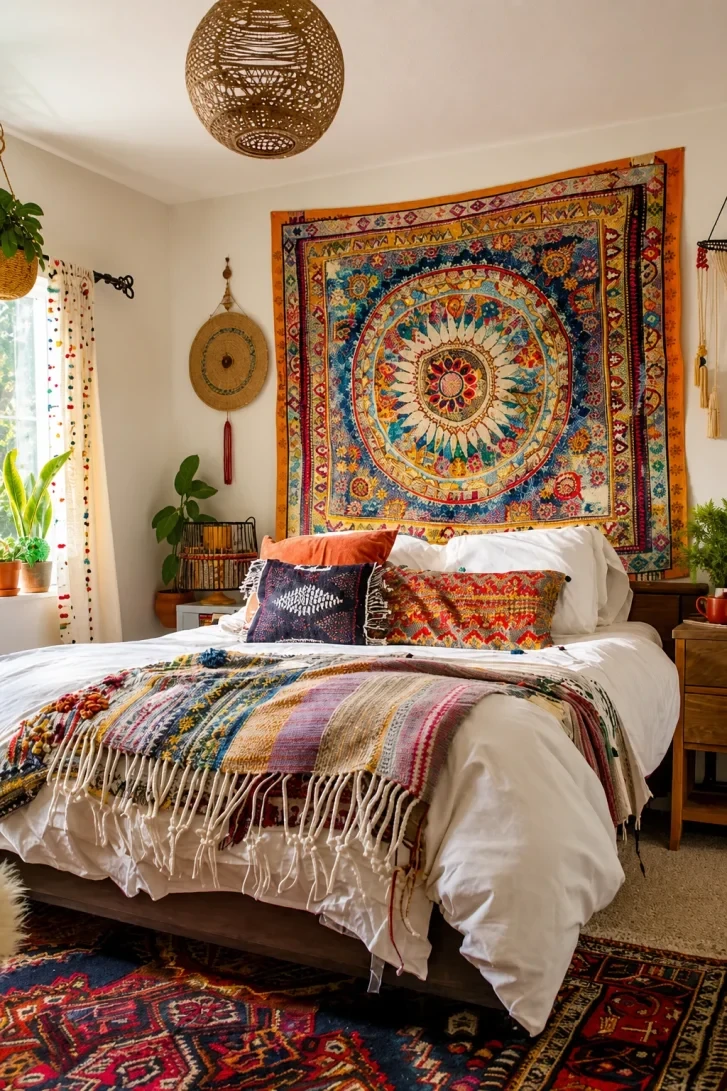 Mandala Tapestry Turns a Wall Into a Masterpiece