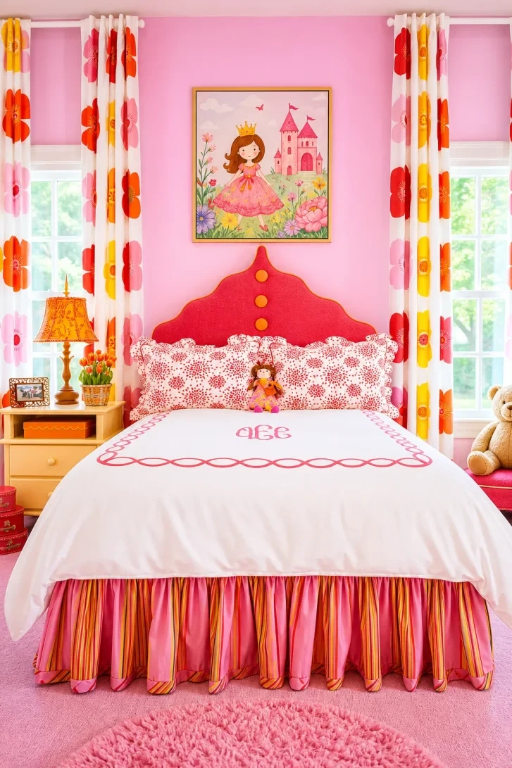 Monogrammed Duvet Makes This Bed Uniquely Hers