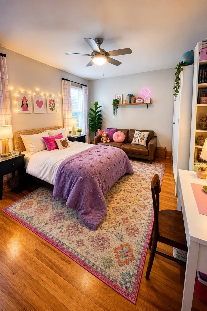 Neon Heart Sign Steals the Whole Room