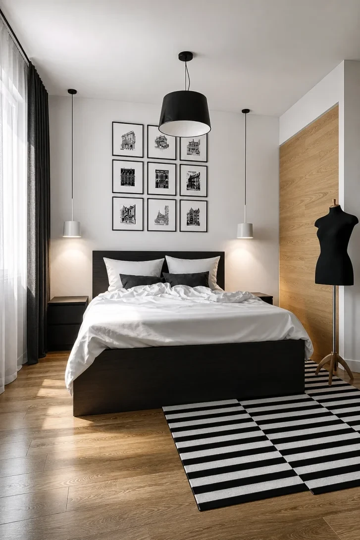 Nine Architectural Prints Turn One Wall Into Art