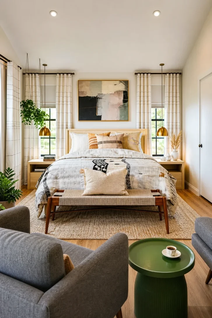 Pendant Lights Hung From Ceiling Replace Bedside Lamps
