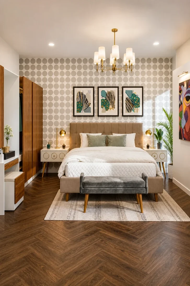 Retro Dot Wallpaper Makes Every Other Wall Irrelevant