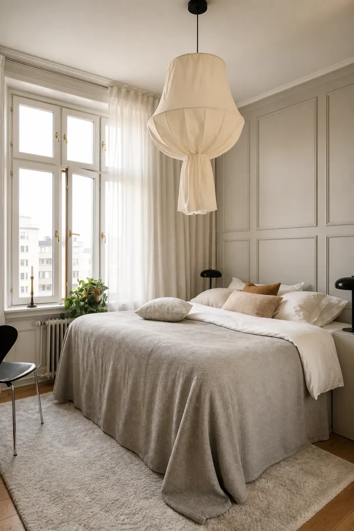 Soft Grey Wainscoting That Feels Like a Hug